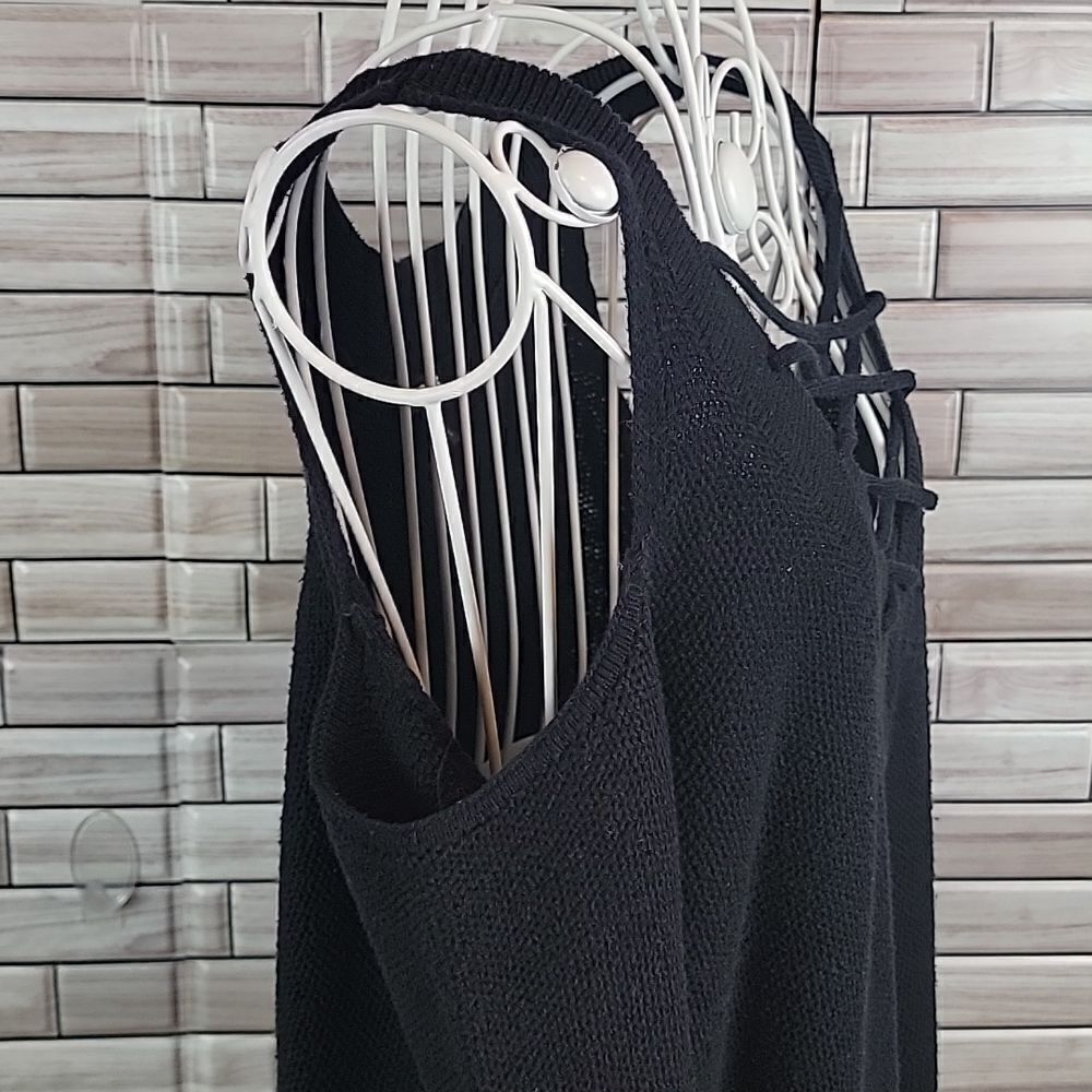 Express Sleeveless Sweater - Black Womens  Size M - Picture 6 of 12